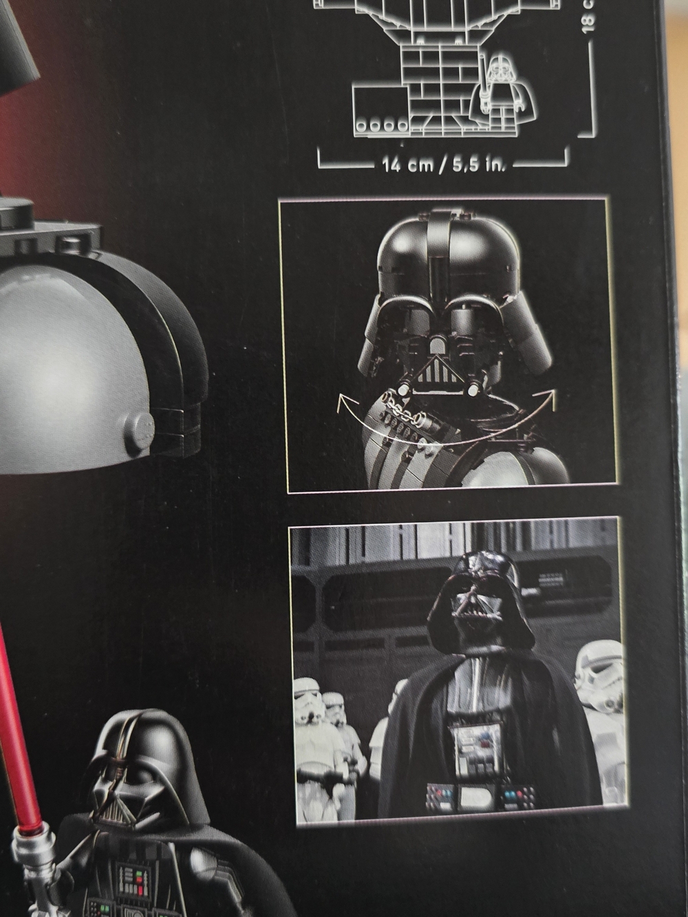 LEGO Star Wars Darth Vader Bust Building Set - New! - Picture 7 of 8